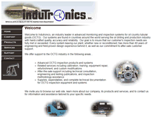 Tablet Screenshot of indutronics.com